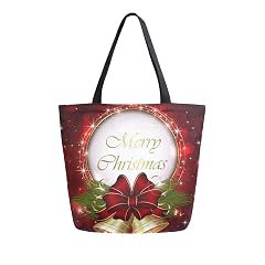 ALAZA Canvas Tote Bag Large Women Casual Shoulder Bag Handbag For Outdoors Holiday Weekender Travel