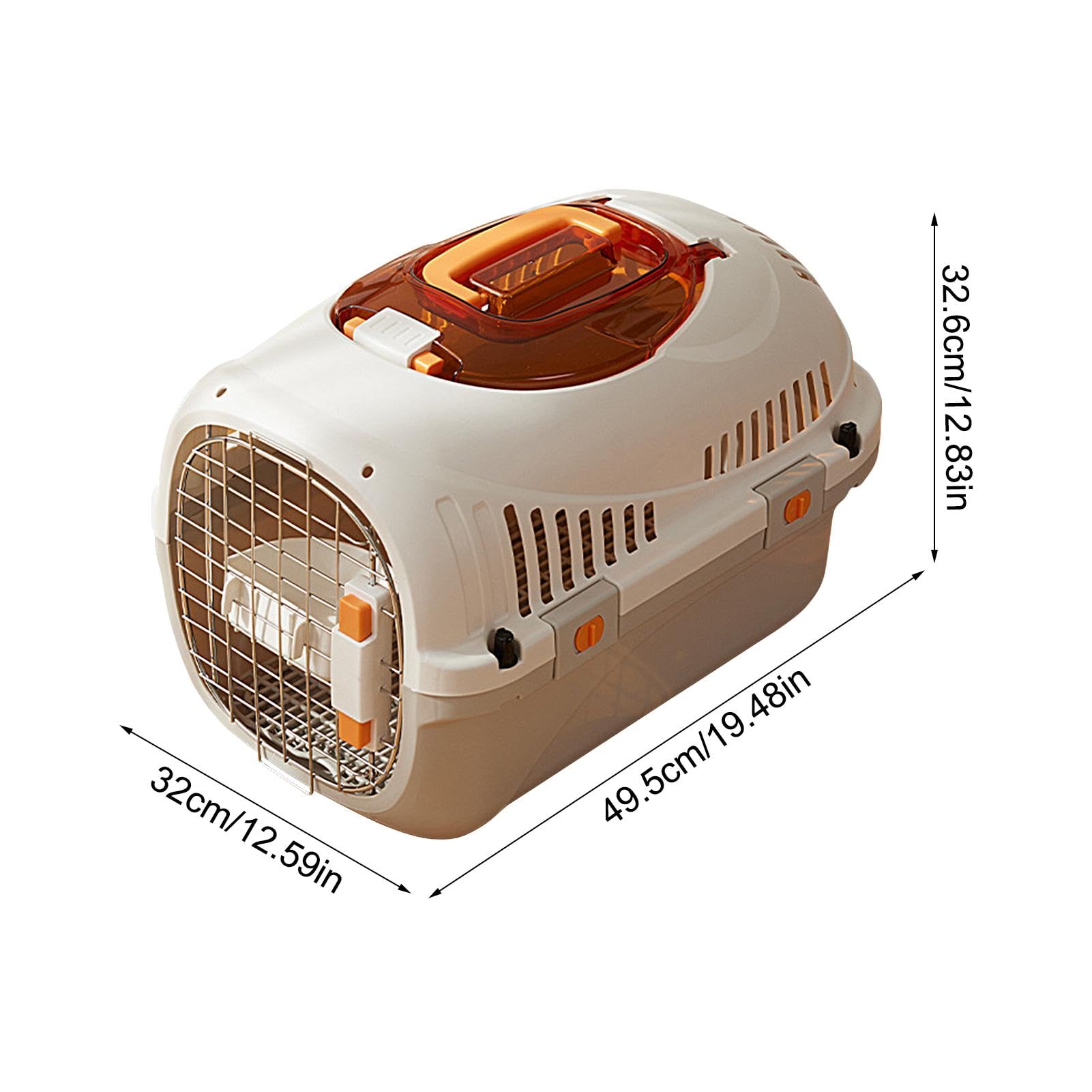 Lekeinchi 2-in-1 Hundebox Transportbox Katze für Mittelgroßes Haustier