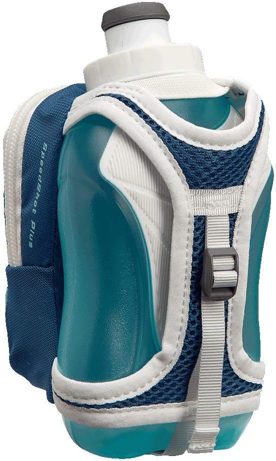 Nathan Insulated Handheld Flask. SpeedShot-Plus. Grip Free Running Bottle.