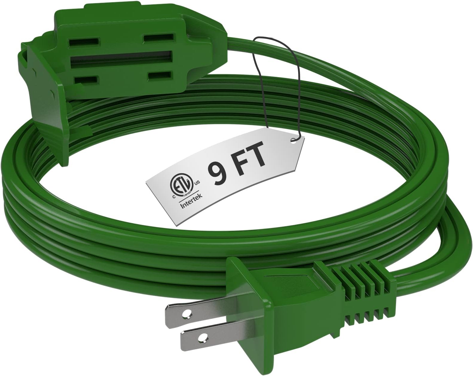 POWER ZONE OR780609 Powerzone SPT2 Extension Cord, 16/2, 9 Ft, 9Feet