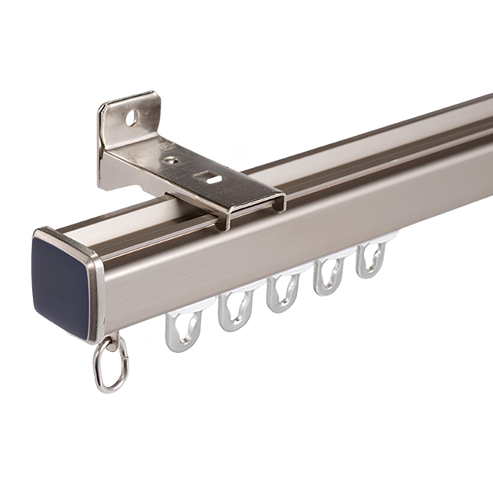 Riel divisor de habitación de aluminio resistente con accesorios de pared