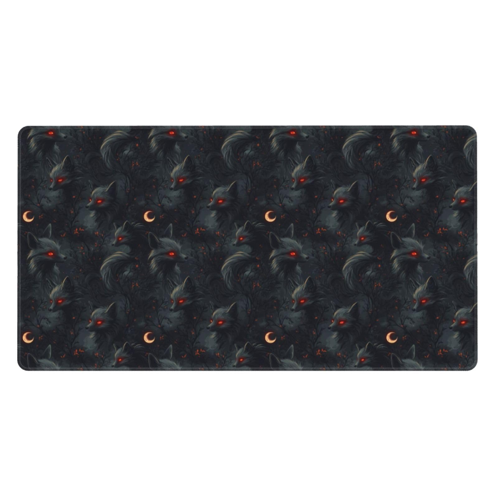 Tapis de souris de jeu avec bords cousus anti-effilochage - 8