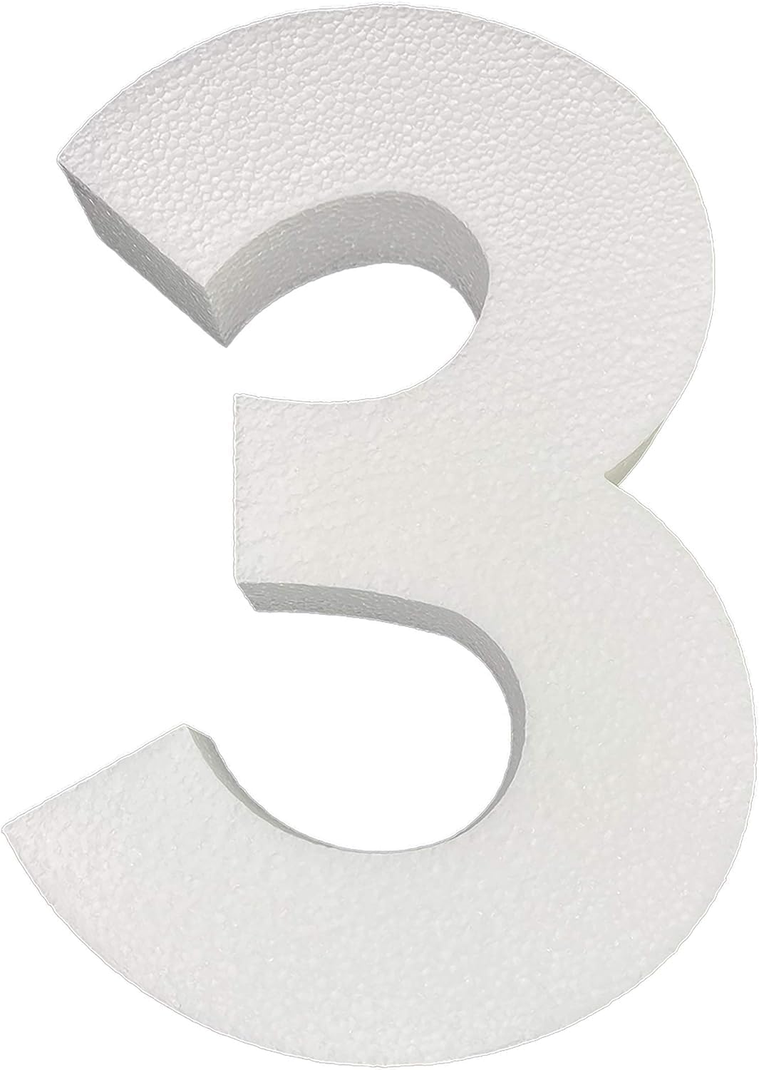 Crafts Central 24 Inch Jumbo Craft Foam Number - Free Standing Foam Number Great for Weddings, Photo Booth Props and DIY Crafting (Number 1)