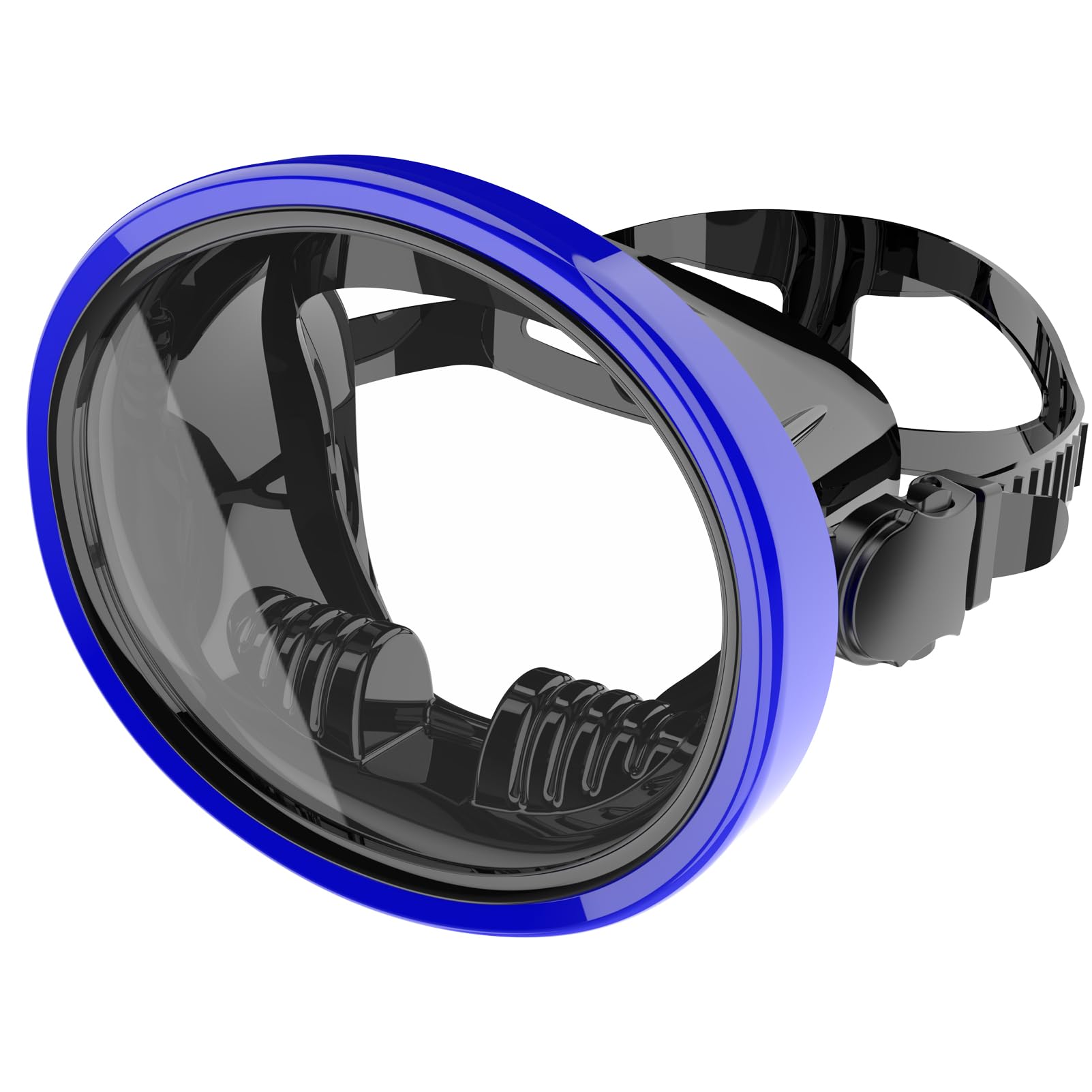 Diving Mask Scuba Mask Spearfishing Mask Freediving Water Mask Tempered Glass Oval HD Anti-Fog Scuba Goggles for Adults