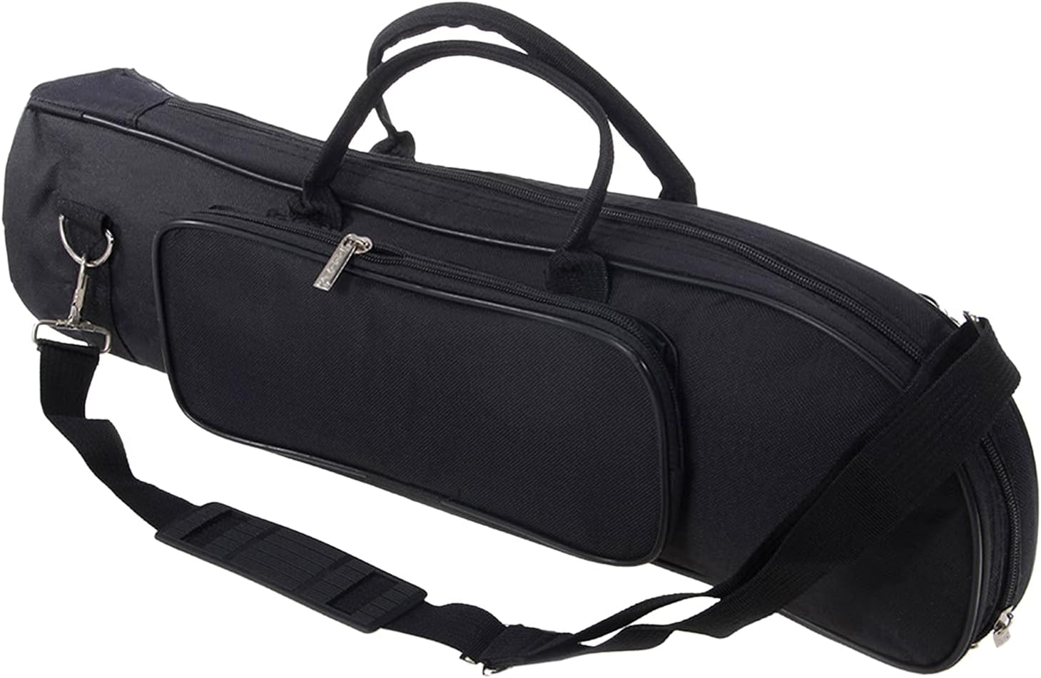 Trumpet Gig Bag Soft Carrying C-ase with Single Shoulder Strap,Single Shoulder Strap Gig Bag, Black