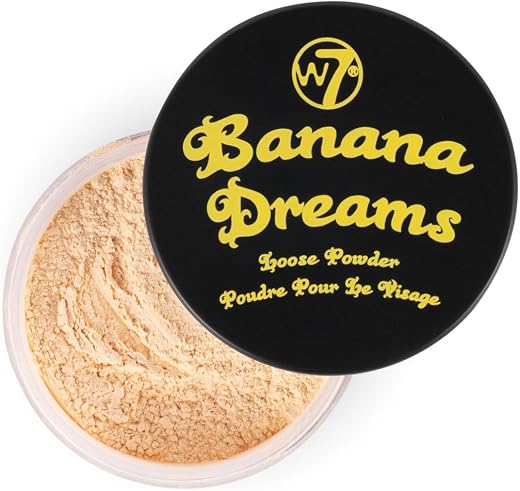 W7 Cosmetics Banana Dreams Loose Powder, Yellow, 20g