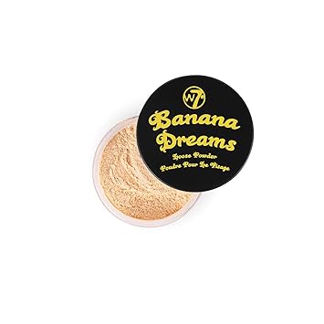 W7 Cosmetics Banana Dreams Loose Powder, Yellow, 20g
