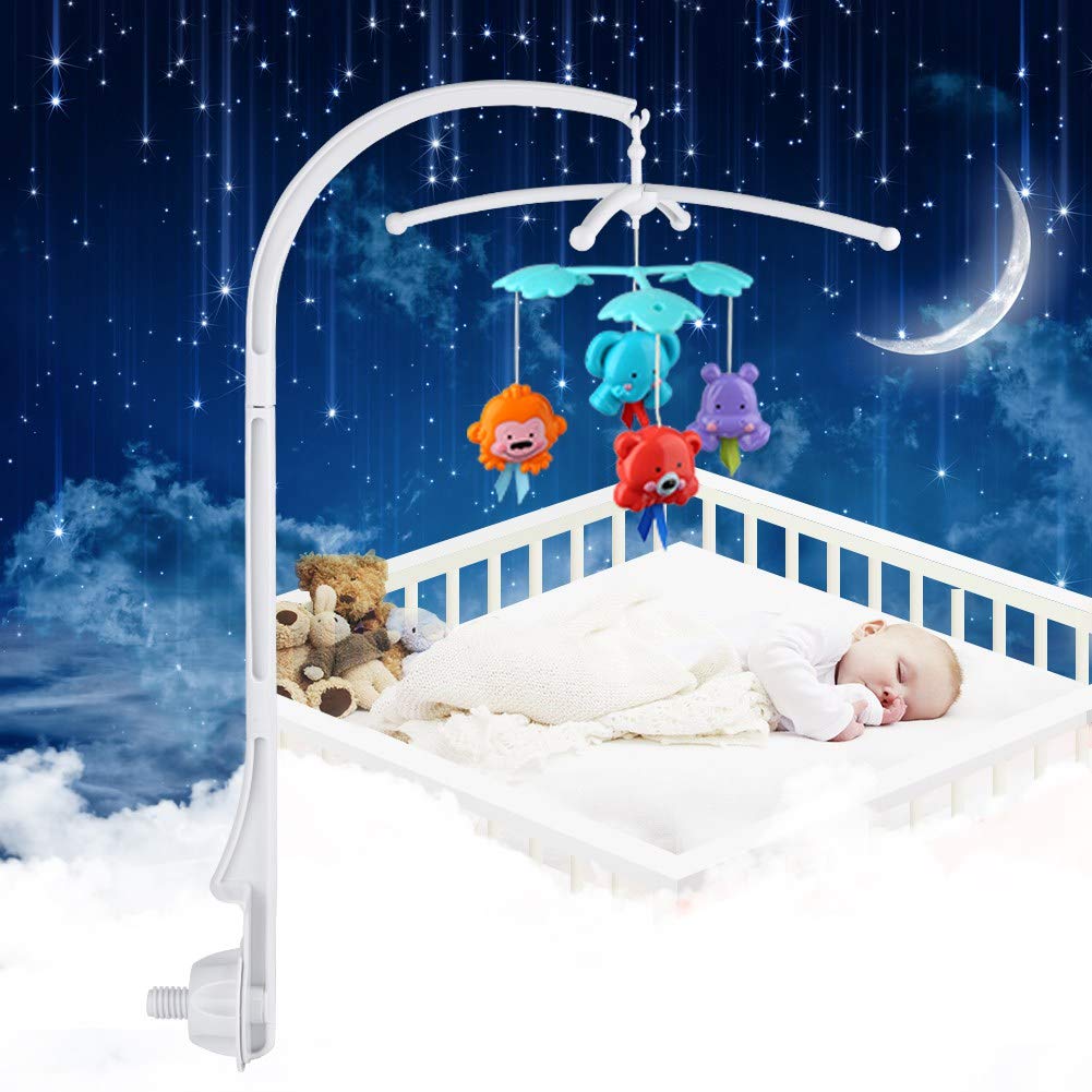 Baby Crib Mobile Bed Bell Holder Arm, Crib Hanging Holder for Crib & Nursery Decor