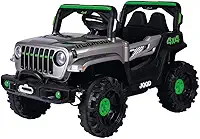 Zippy Toys, Carro Elétrico Jipe Off Road 12V com Controle Remoto - Cinza