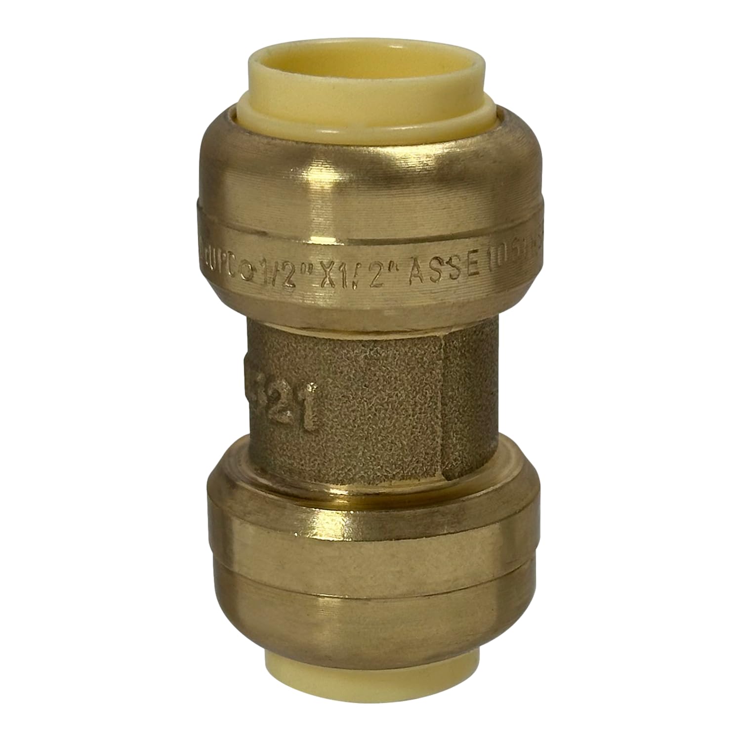 10 piezas 1/2 "push Fit Couplings accesorios Certificado a ansi61 NSF plomo latón