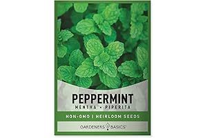 Gardeners Basics Peppermint Seeds: Flourish Your Indoor Herb Garden