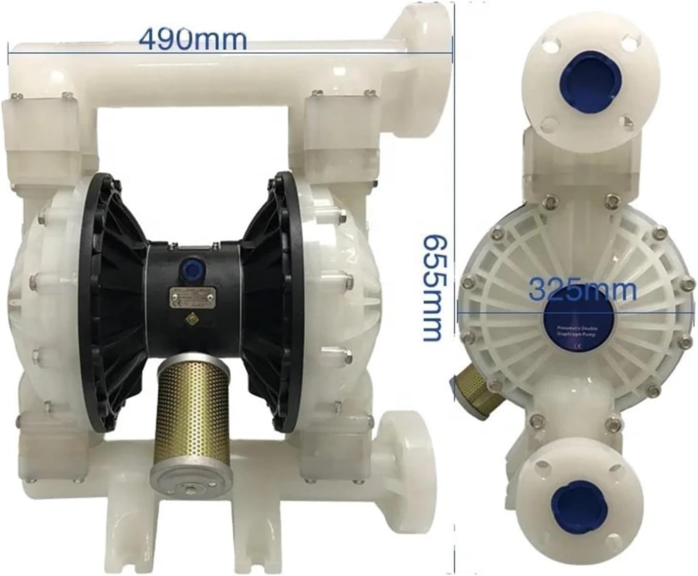 Hydraulic Gear Pump Pumps BML-50P PP Material 568L/min 2 inchesInlet and Outlet Diameter
