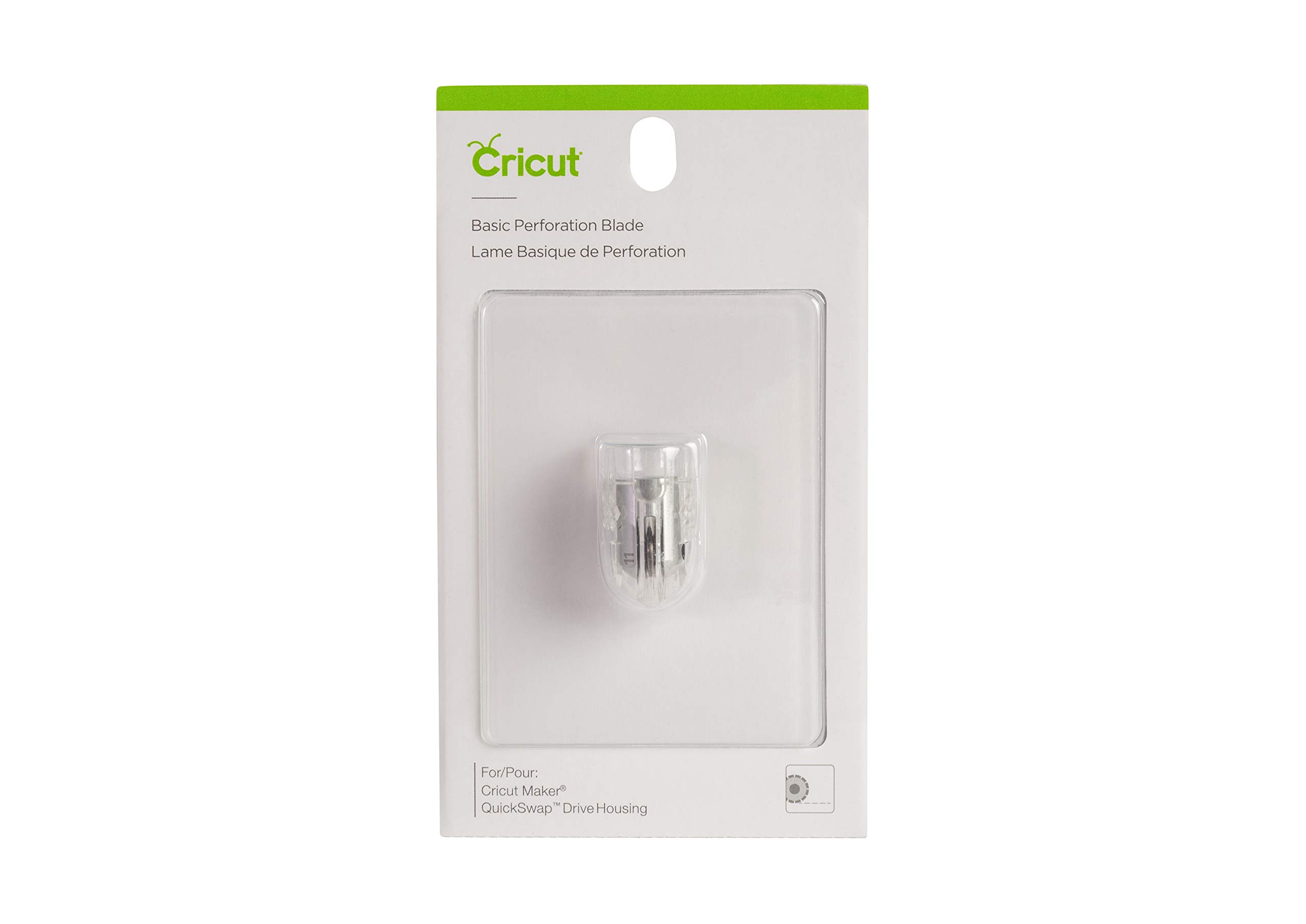 Cricut 2005105 Falzrad-Kombipack, Multicolour, One Size & Basis-Perforationsklinge Perforation Blade (2.5mm Teeth / 0.5mm Gaps) for Maker Machines, Papier, Multicolour, one Size