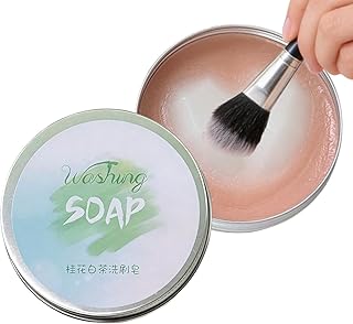 Makeup Brush Cleaner - Heart-Shaped Solid Cle...