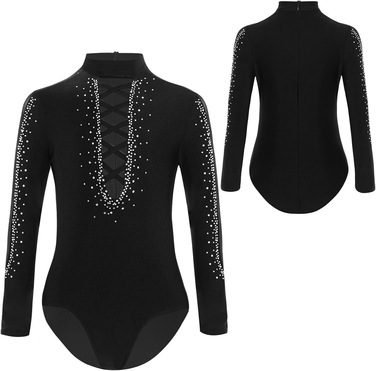 Long Sleeve Leotards for Boys Gymnastics Unitard Ballet Dance Bodysuit Sports Tops Dancewear