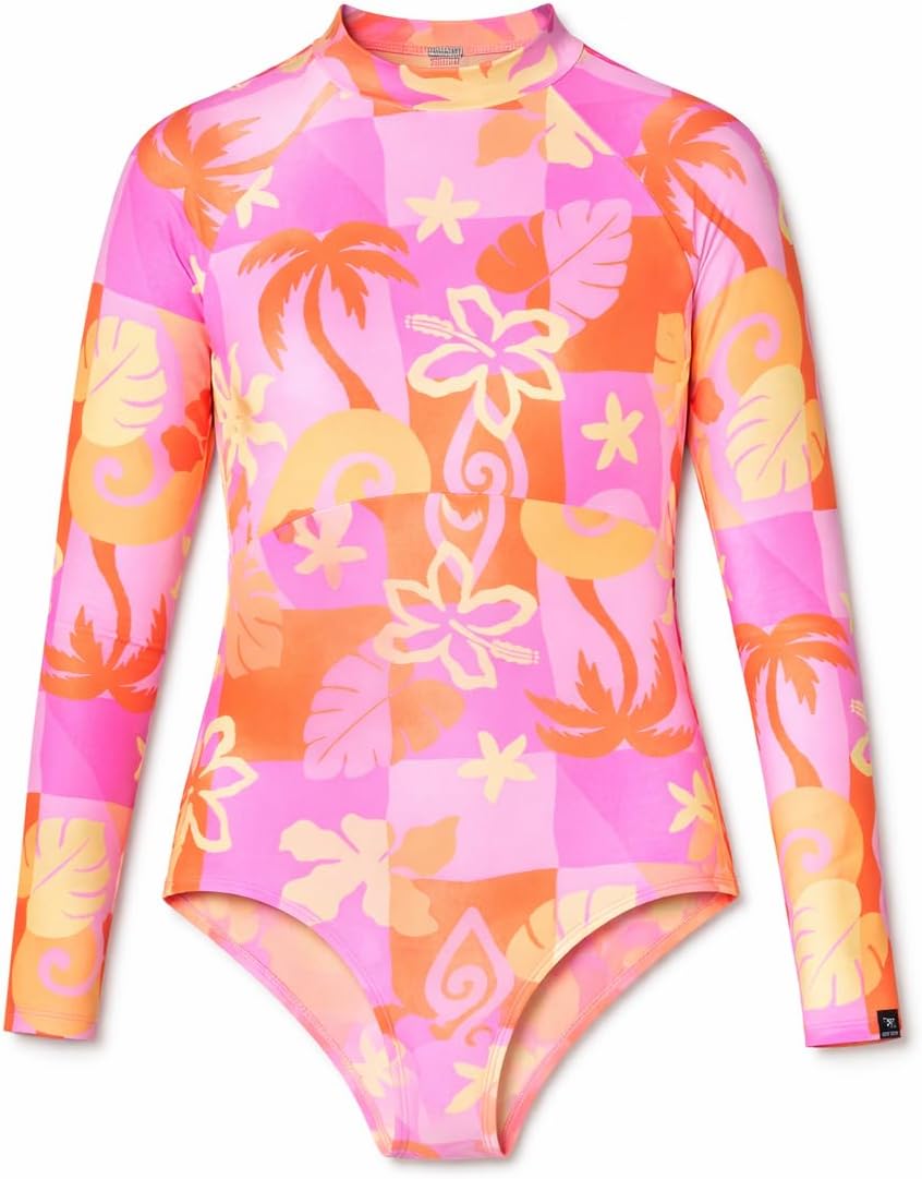 Rip Curl Girls' Tropical Dawn Long Sleeve Surfsuit Swimsuit