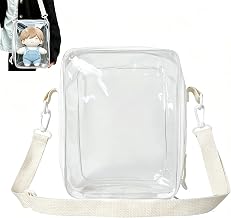 Pain Bag, Sewing Pouch, Pain, Case, 2 Portable, PVC, Going Out, Clear Bag, Doll Holder, Sewing Pouch, Doll Storage, Dustproof, For 7.9 - 9.8 inches (20 - 25 cm)