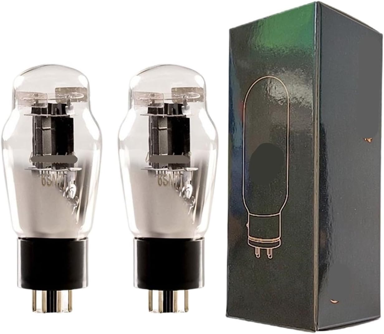 6SN7 Tube HiFi Audio Tube Replaces 6H8C 6N8P CV181 5692 Tube Amplifier Audio kit DIY Matching(2pcs Matched Pair)