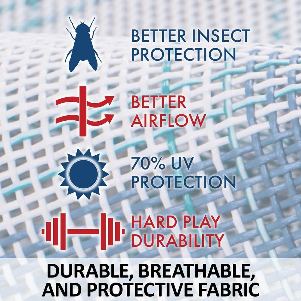 Schneiders Dura-Mesh II Non-Fitted Zebra Horse Fly Boots | Set of 4 | Fly Confusion Design | 70% UV Protection | Durable & Comfortable | Color Zebra | Size Horse (14" Tall)