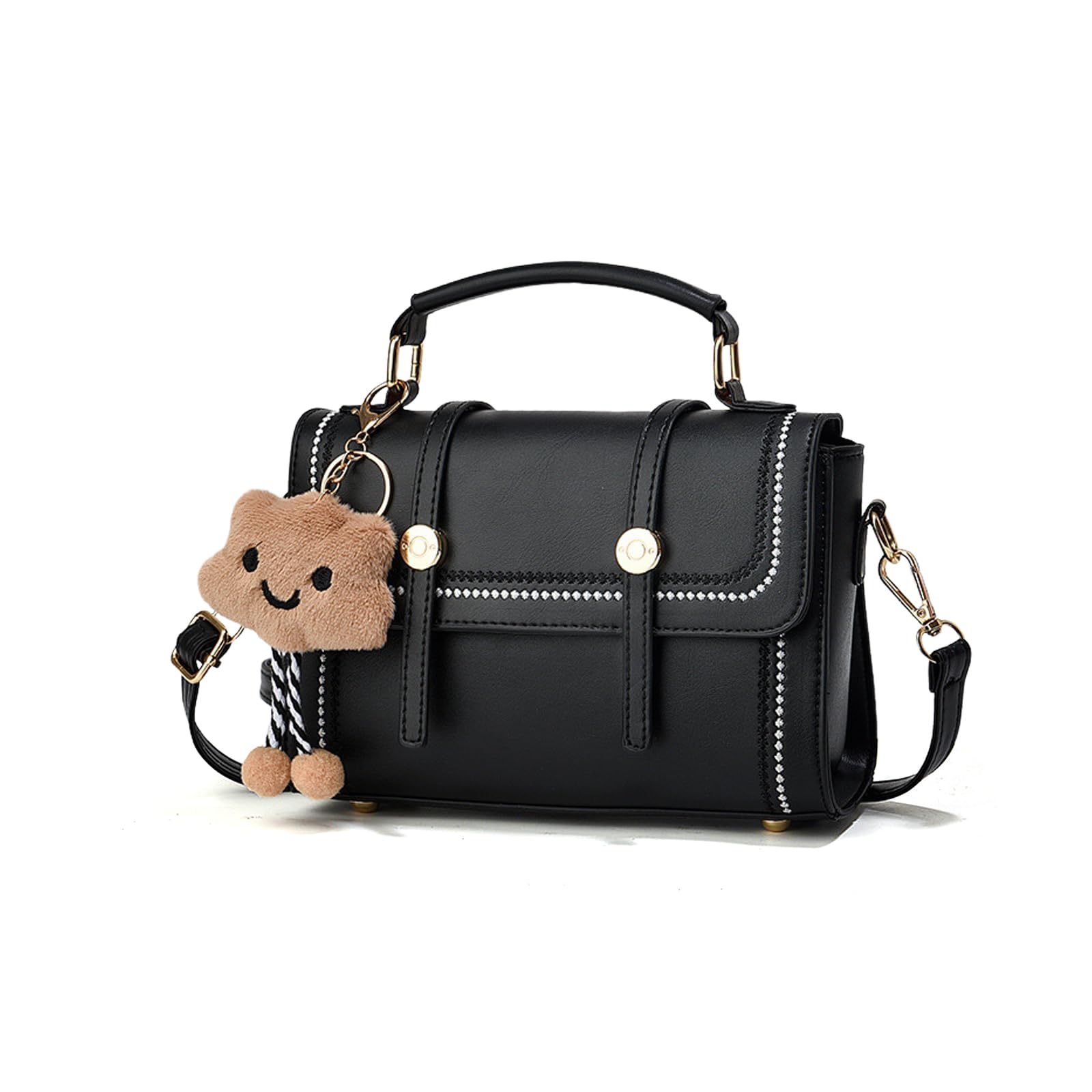 NICOLE & DORIS Petit Sac à Main Chic Femme Sac Bandouliere Mode Sac Mignon Fille Sac Portés Epaule PU Cuir Sac D'épaule Sac Besace Sac Messenger Sac Soiree