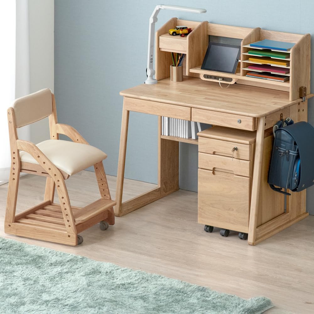 Amazon.co.jp: タンスのゲン 学習机 5点セット【現役ママが考えた