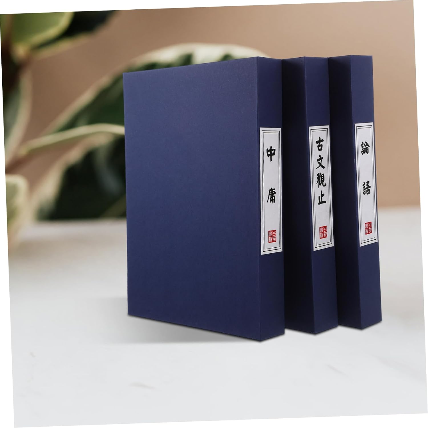 3pcs Fake Book Decor Paper Ornament for Bookshelf Xmas Display