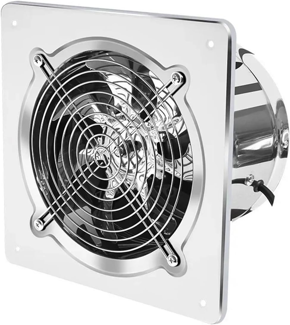 6 inch 7 inch 8 inch booster exhaust fan window mounted stainless steel fan(7inch)