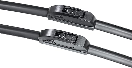 Miniatura 2 de tostmolt Juego de 2 limpiaparabrisas delantero de 20 + 20 pulgadas, sin soporte, curvado de alta calidad, para todas las estaciones, juego de 2