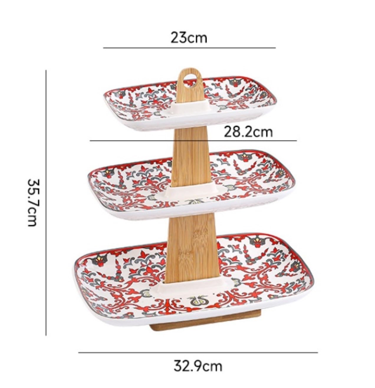 Kosz na Owoce Patera na Owoce Miska na Owoce 3-poziomowy Kosz Na Owoce Na Blat Kuchenny Talerz Na Owoce Blat Organizer Home Decor Koszyk na Owoce