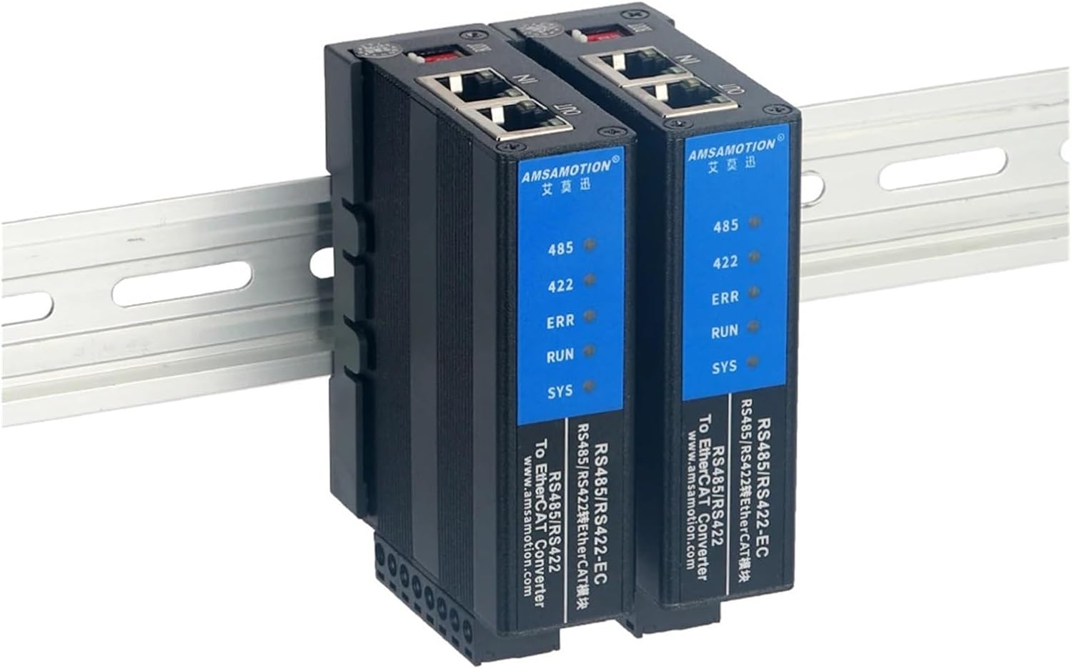 レール RS485 RS422 から EtheCAT Modbus RTU シリアル サーバー モジュール RS485/42 【マルチバス】