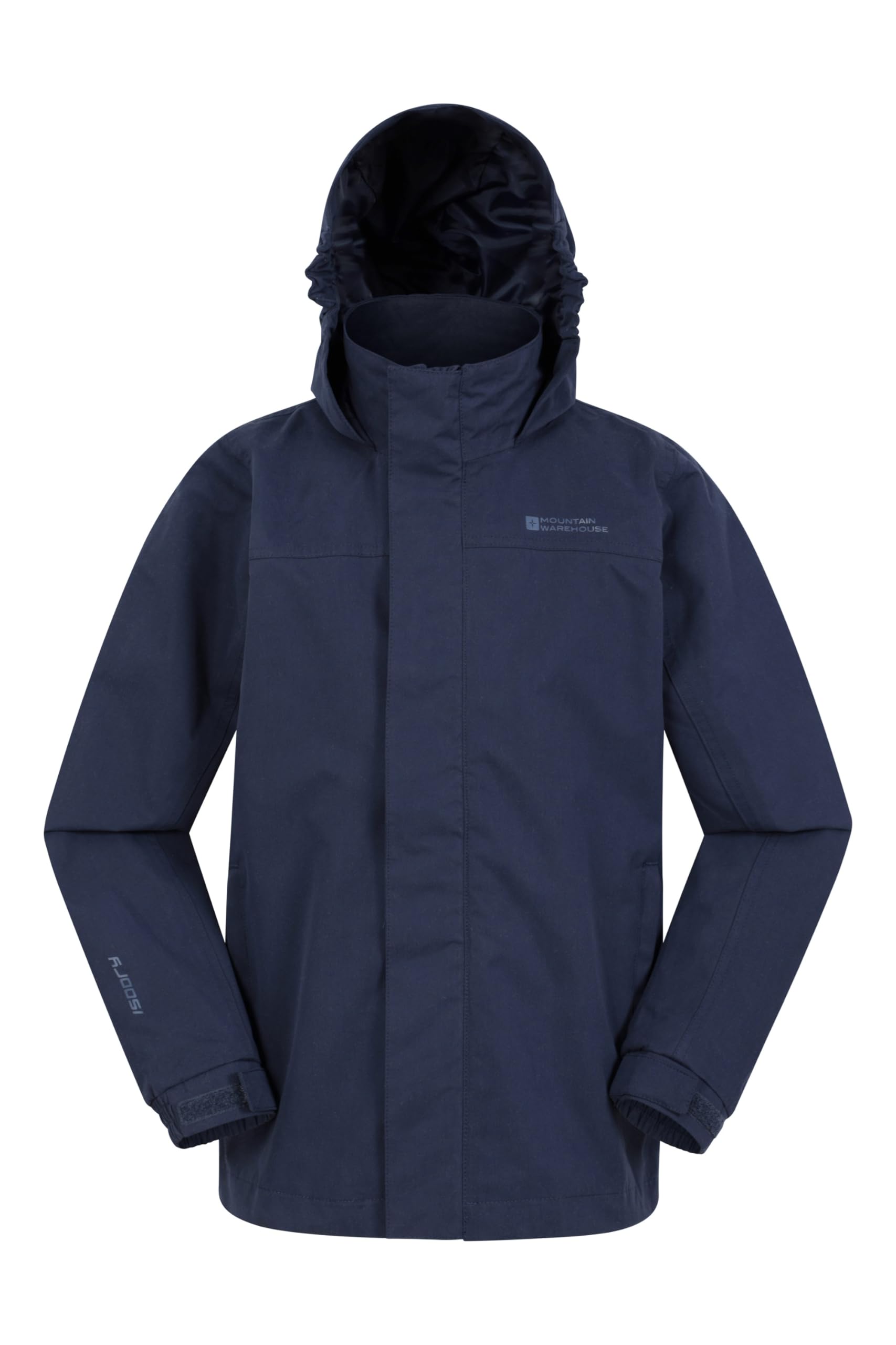 Mountain Warehouse Veste imperméable Solar pour Enfant - Tissu Anti-déchirure, Coutures collées, Poignets et Capuche réglable - Printemps L’été
