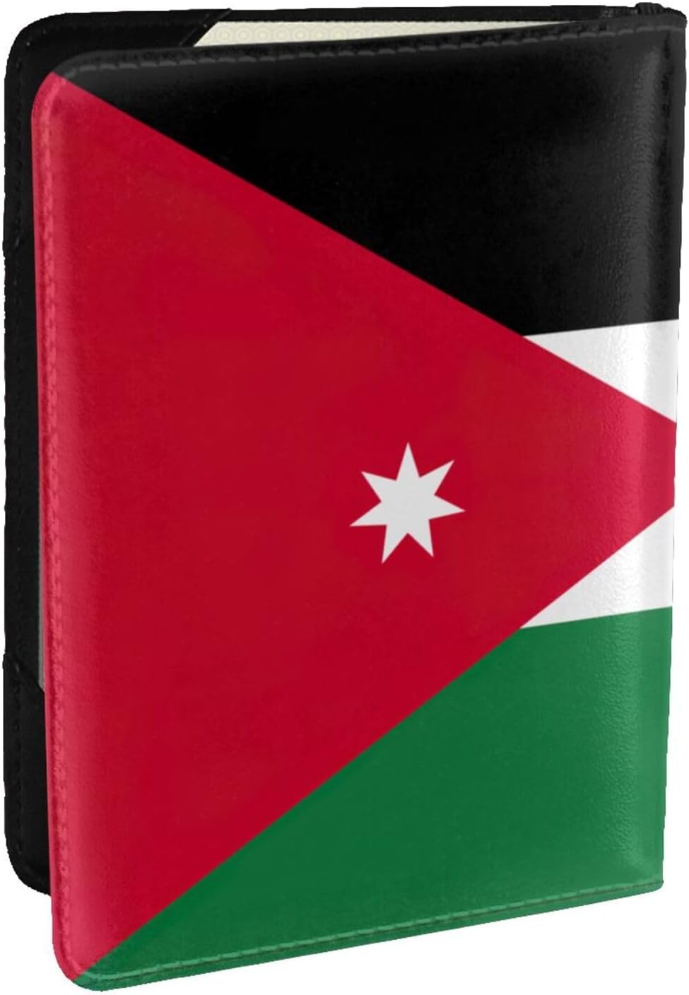 Jordanian flag print Passport Cover, Passport Holder Cover Wallet Passport Wallet Case for Cards and Documents