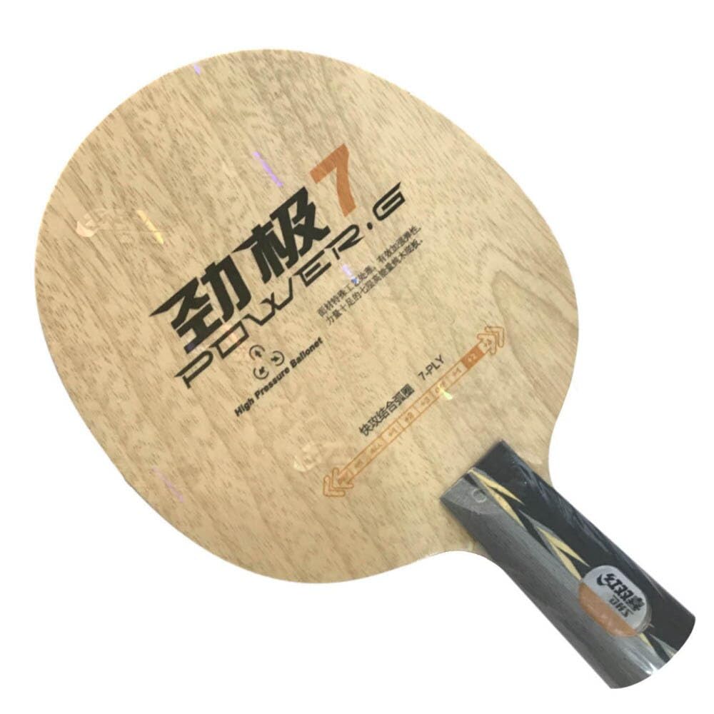 DHS Power G7 Table Tennis Blade, 7 Ply Wood Racket, DHS PG7 Ping Pong Bat Blade for DIY Assembled Table Tennis Raequet