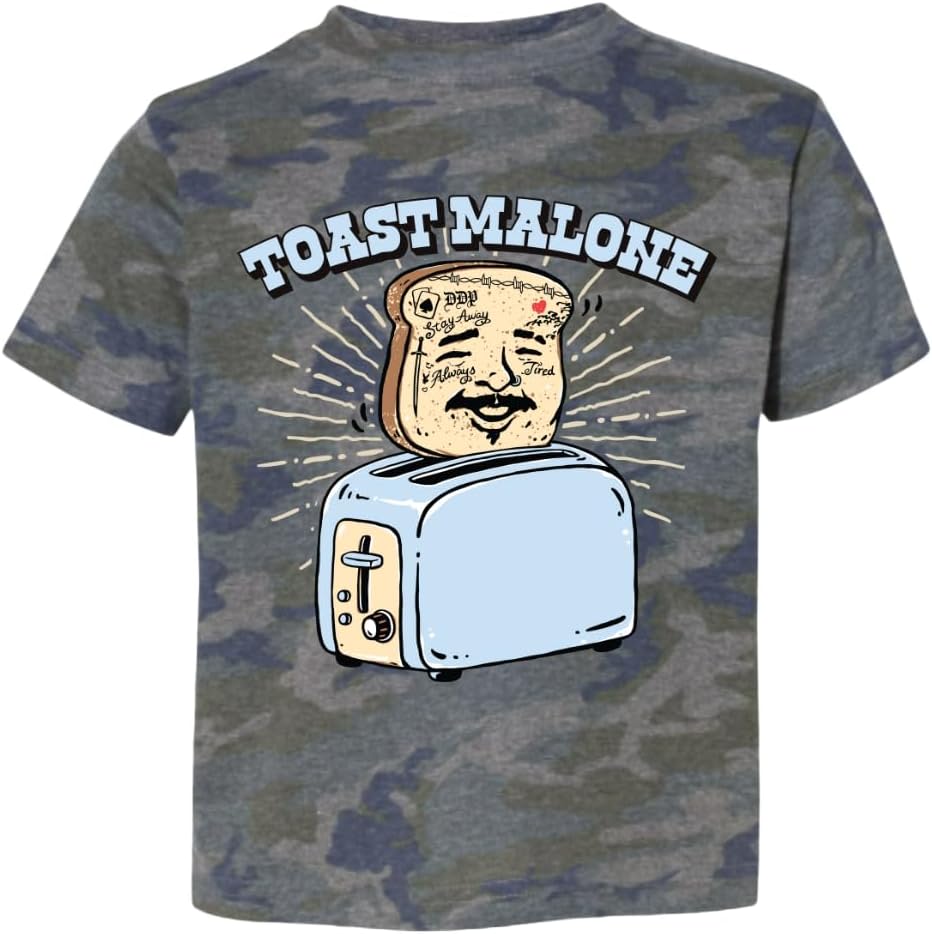 Toast Malone Kids Tee, 100% Cotton, Country Music & Hip Hop Tees, Great Gifts for Posty Fans