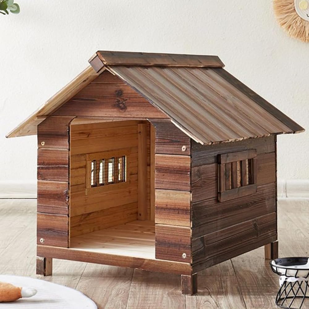 Amazon | 犬小屋 犬舎 木製 屋外 ハウス ニューエイジペット 犬舎