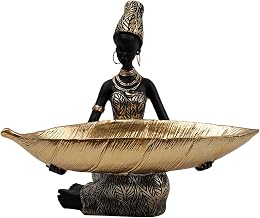 Fruit Dish Resin African Woman Design Decorative Elegant | Serving Plate...