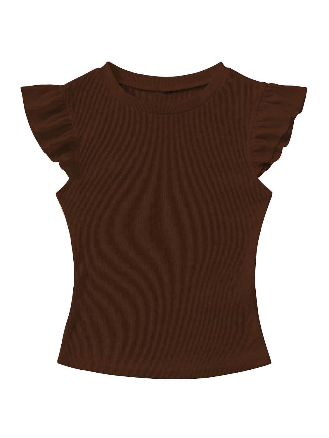 KERI PERRY Tops for Women Crop Top for Women's Tank Activewear Tee Sports Casual Round Neck Flutter Sleeves Cotton Camisole - Review, Price and Buying Guide