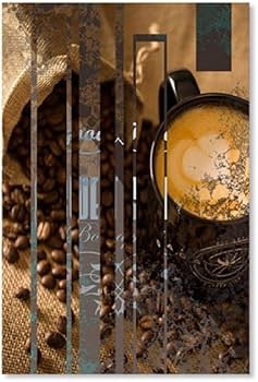 ART PRINT CAFE' - Tableau Vintage Retro pour la cuisine - Impression