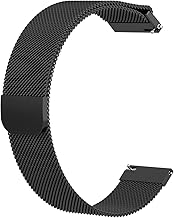 Smart Watch Replacement Strap, 0.79/0.87 inch (20/22 mm), Stainless Steel Mesh, Magnetic, Bip U/Bip U Pro/GTS/GTR 42 47/GTS 2/GTS 2 mini/GTS 2e/Zepp E/GTR 2/2e/Zepp Z Amazfit
