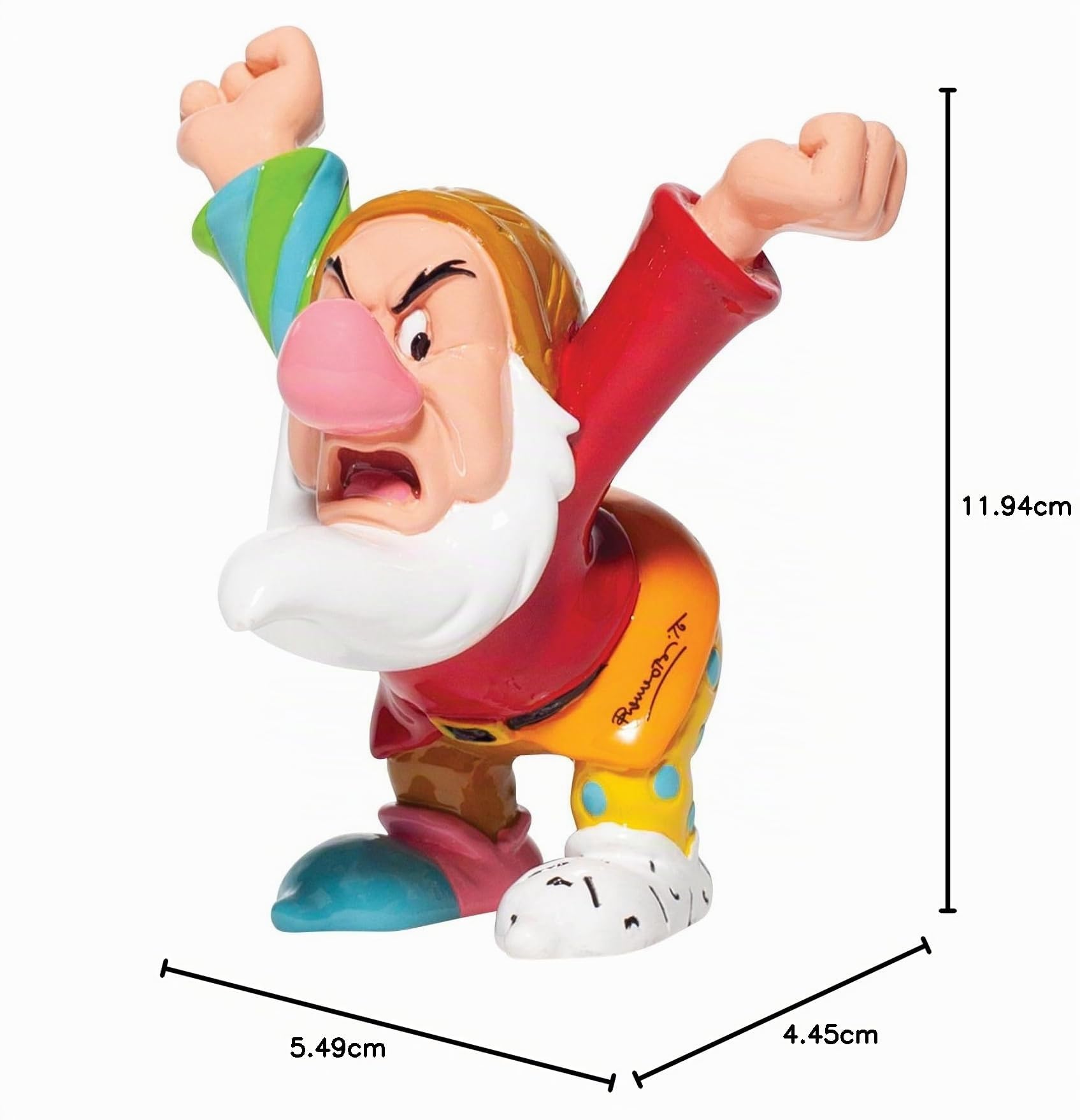 Disney Britto 6007102 Mini Figurina Brontolo dei 7 Nani