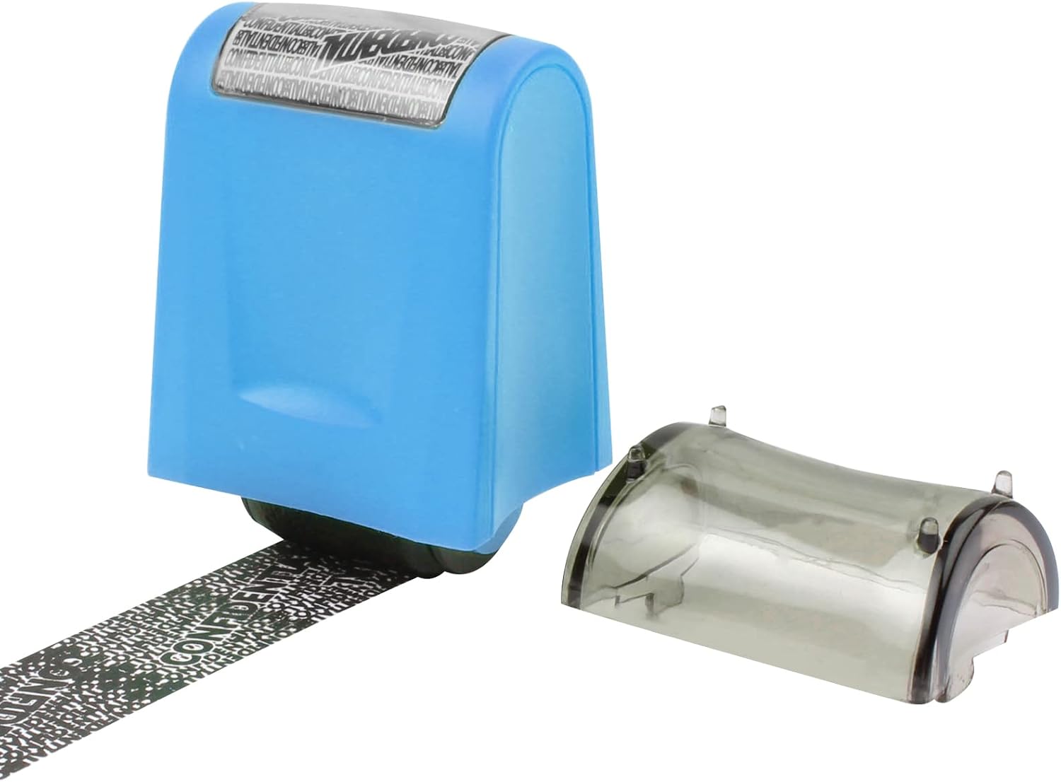 MJIYA Identity Protection Roller Stamps, Guard Your ID Advanced Confidential Address Blocker Anti Theft Prevention Stamps (Blue, M)