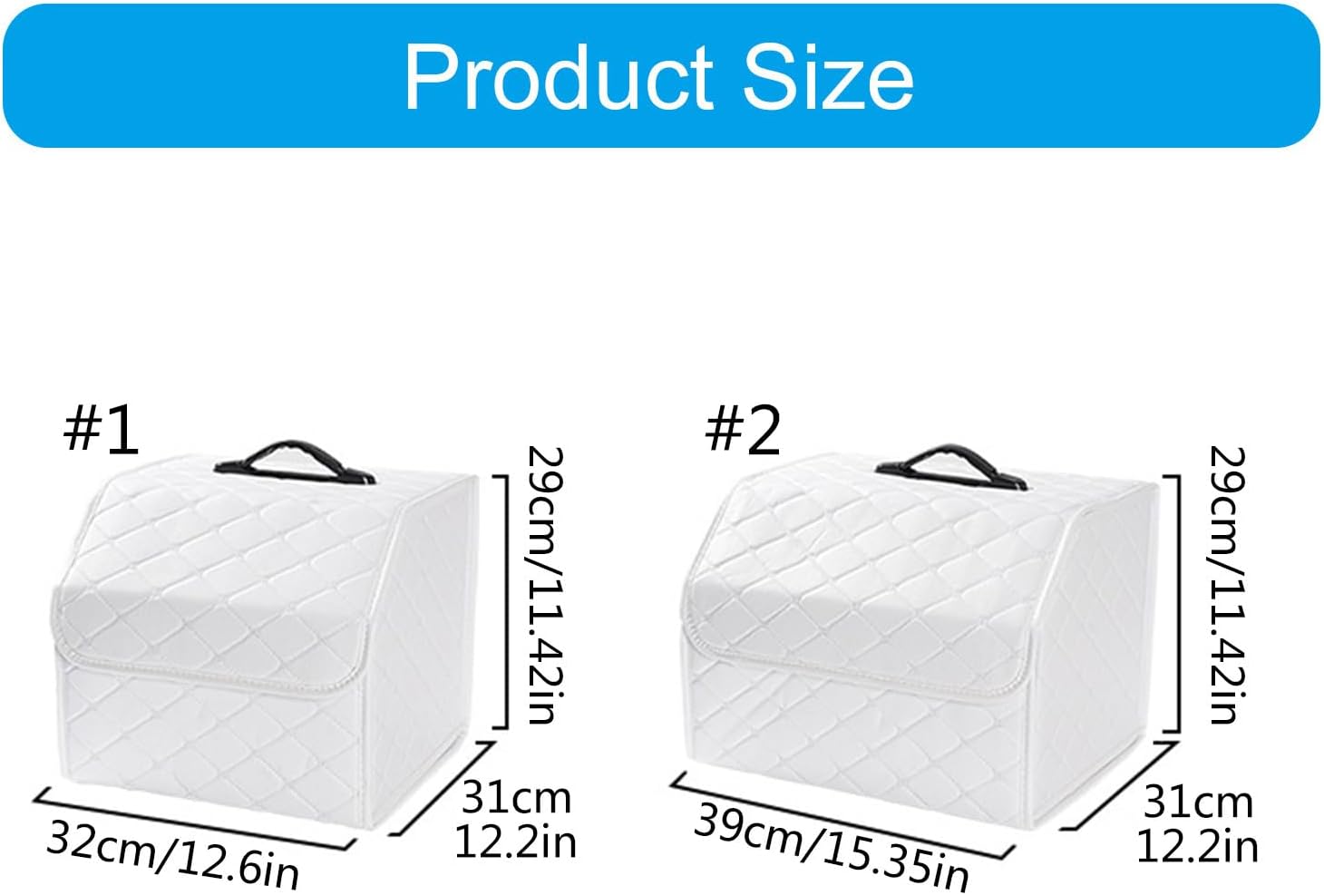 Compact Portable Car Trunk Organizers Foldable Storage Box Enhances Interior Vibrancy Boosts Tidiness Trunk Organizers