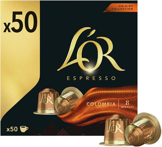 Café Espresso Colombia L'OR - Pack de 10 Cápsulas