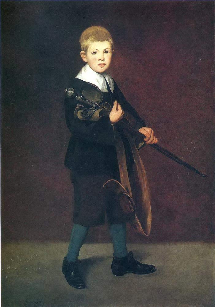 油絵 笛を吹く少年 – Edouard Manet手描き油絵複製画 手描き エドゥ