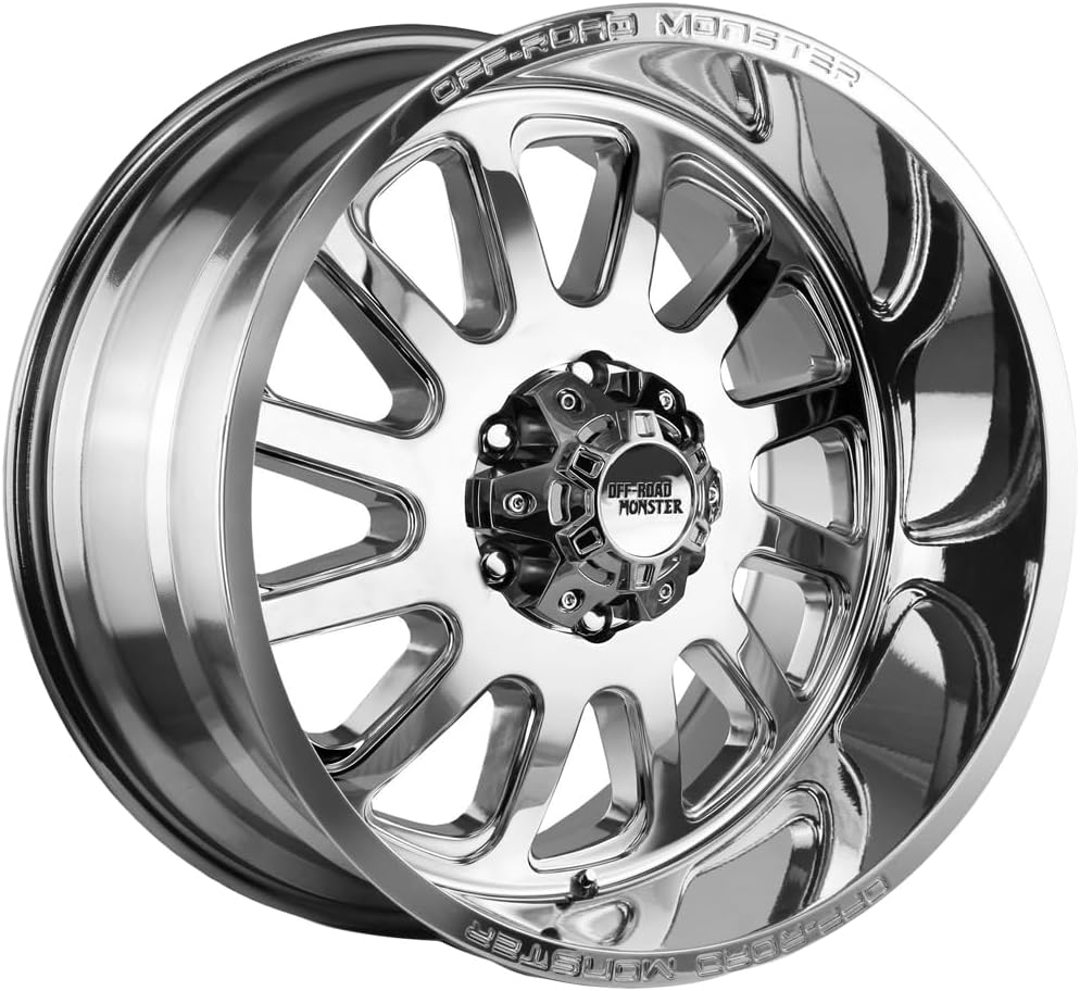 M17 Custom Wheel - 20x10, -19 Offset, 6x139.7 Bolt Pattern, 106.4mm Hub - Chrome Rim