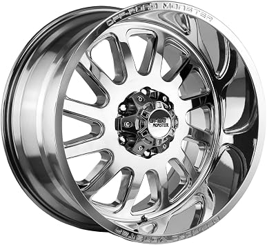 M17 Custom Wheel - 20x10,19 Offset, 6x139.7 Bolt Pattern, 106.4mm Hub - Chrome Rim