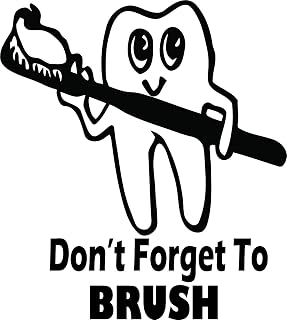 Don't Forget To Brush Quote Tooth Fairy Bed Time Good Night Money Pillow Tooth Teeth Bathroom Brush Clean Hygiene Oral Care Kids Kid Children Boys Girls Boy Girl Bathrooms Brushing Size 20x16 inch