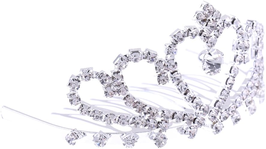 Amazon プリンセス クラウン ティアラ クリスタル ヘアコーム 結婚式 花嫁 フラワーガール ヘアアクセサリー 全2スタイル 2 ピン コーム 通販 Amazon プリンセス クラウン ティアラ クリスタル ヘアコーム 結婚式 花嫁 フラワーガール ヘアアクセサリー 全2スタイル 2 ピン コーム 通販
