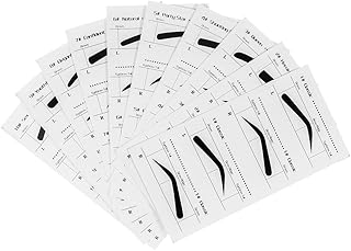 10 Uds. Plantillas de cejas para cejas, calco...