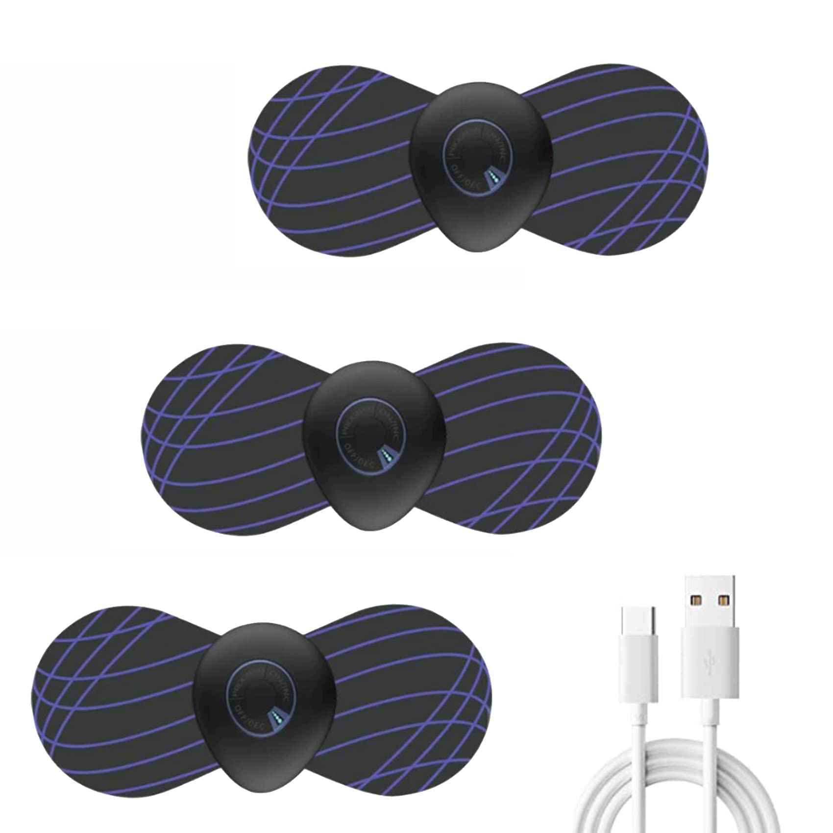 SlimTech EMS LymphDrainage Massager, 2022 New SlimTech LymphDrainage Massager, EMS Lymphatic Drainage Massage Pad for Arms Neck Legs (2pcs)